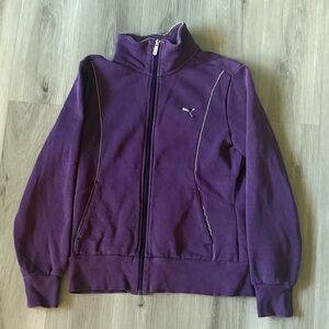 Puma Deep Purple Zip-Up Jacket